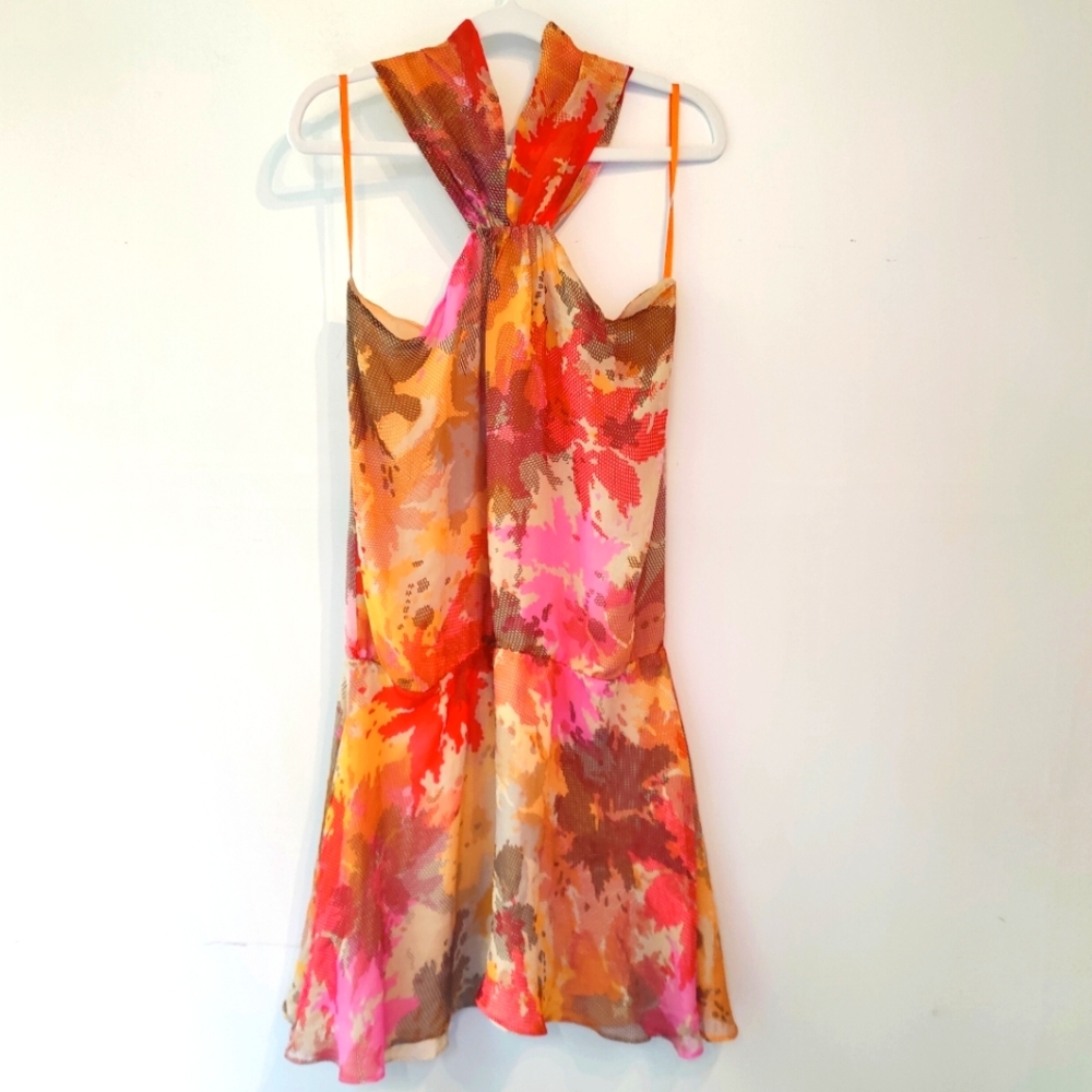 Anja Flint Silk Chiffon Summer Dress M
